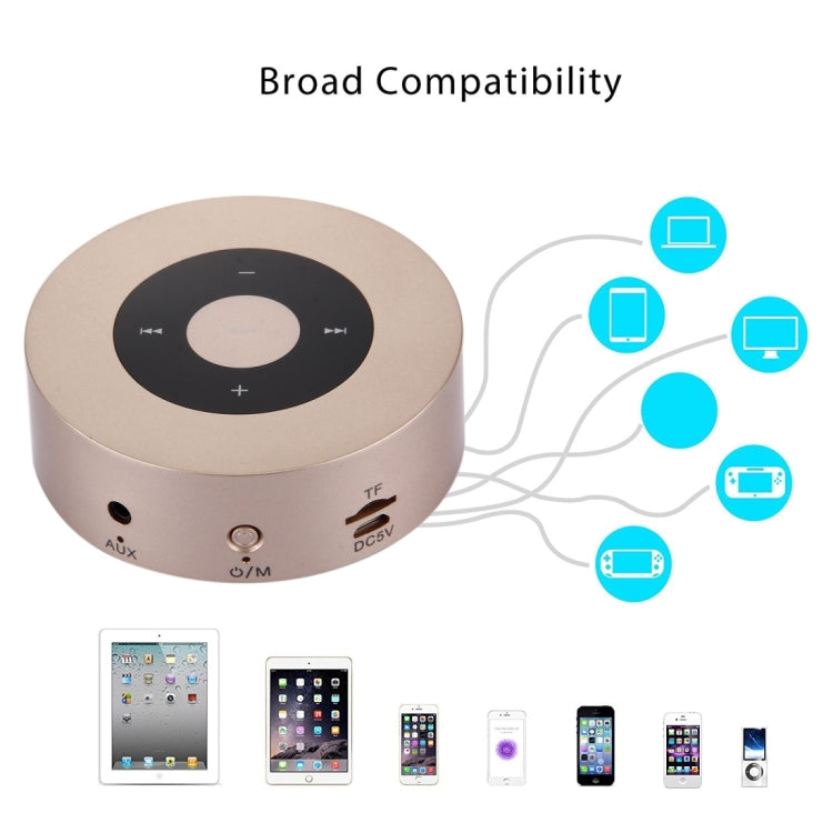 A8 Portable Stereo Bluetooth Speaker Built-in MIC, Support Hands-free Calls / TF Card / AUX IN (Grey) - Desktop Speaker by PMC TechLife | Online Shopping South Africa | PMC TechLife