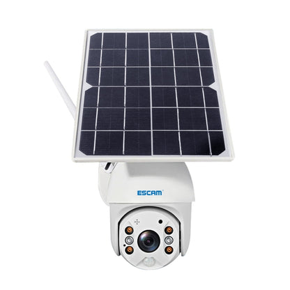 ESCAM QF280 HD 1080P IP66 Waterproof WiFi Solar Panel PT IP Camera without Battery, Support Night Vision / Motion Detection / TF Card / Two Way Audio (White) - Dome Camera by ESCAM | Online Shopping South Africa | PMC Jewellery | Buy Now Pay Later Mobicred