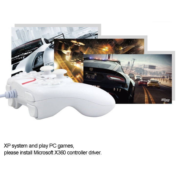 Wired Game Controller Gamepad Handle for PS3 / Compute(Black) - Gamepads by PMC TechLife | Online Shopping South Africa | PMC TechLife
