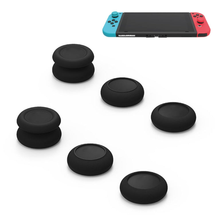 Left + Right Gamepad Rocker Cap Button Cover for Switch(Black) - Cases by PMC TechLife | Online Shopping South Africa | PMC TechLife | Buy Now Pay Later Mobicred