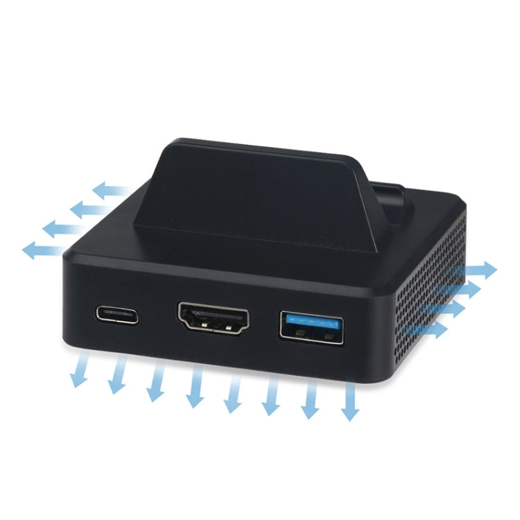 Multi-function Video Base Converter Station with Holder for Switch - Charger & Power by PMC TechLife | Online Shopping South Africa | PMC TechLife | Buy Now Pay Later Mobicred