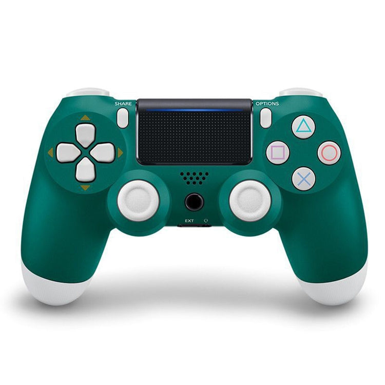 For PS4 Wireless Bluetooth Game Controller Gamepad with Light, EU Version(Green) - Gamepads by PMC Jewellery | Online Shopping South Africa | PMC Jewellery