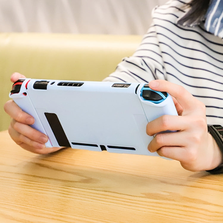 For Nintendo Switch Pure Color Shockproof TPU Case(Blue) - Cases by PMC TechLife | Online Shopping South Africa | PMC TechLife
