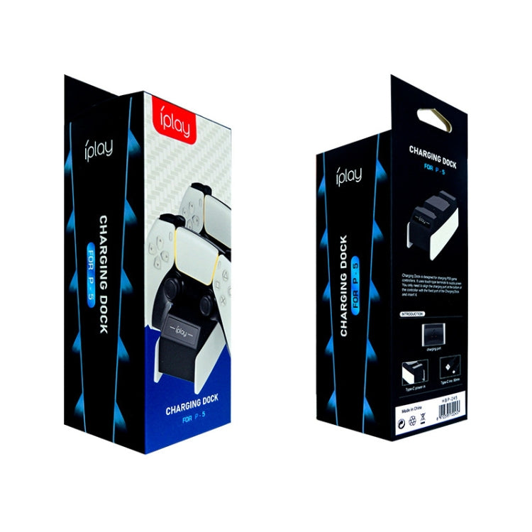 iPlay HBP-245 Game Controller Dual Seat Charger For PS5 - free shipping - PMC TechLife - Order now!