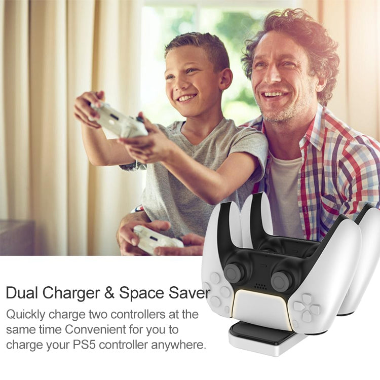 iPlay  HBP-275 Dual Charging Stand Handle Charger Charging Dock Base Station for PS5 - Charger & Power by iplay | Online Shopping South Africa | PMC TechLife | Buy Now Pay Later Mobicred