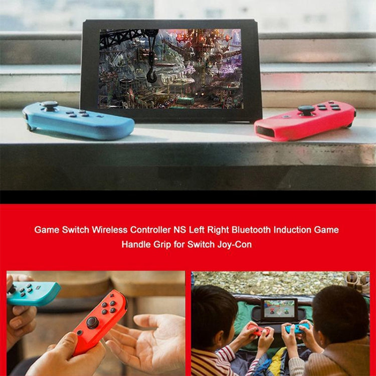 Left and Right Bluetooth Wireless Joypad Gamepad Game Controller for Switch(Black) - Gamepads by PMC TechLife | Online Shopping South Africa | PMC TechLife