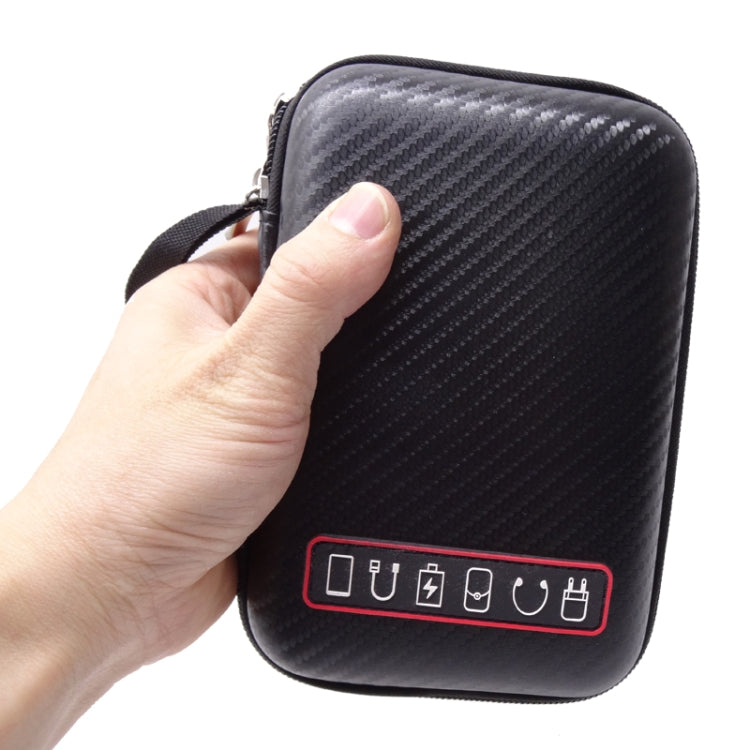 GUANHE GH1822 Carbon Fiber Portable Travel Storage Bag(Black) - Bags by PMC TechLife | Online Shopping South Africa | PMC TechLife