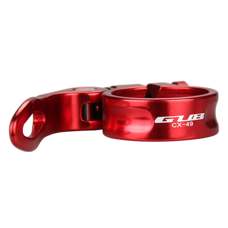 GUB CX-18 31.8mm Aluminum Ultralight Bicycle Seat Post Clamp(Titanium Color) - Pipe clamps by GUB | Online Shopping South Africa | PMC TechLife | Buy Now Pay Later Mobicred