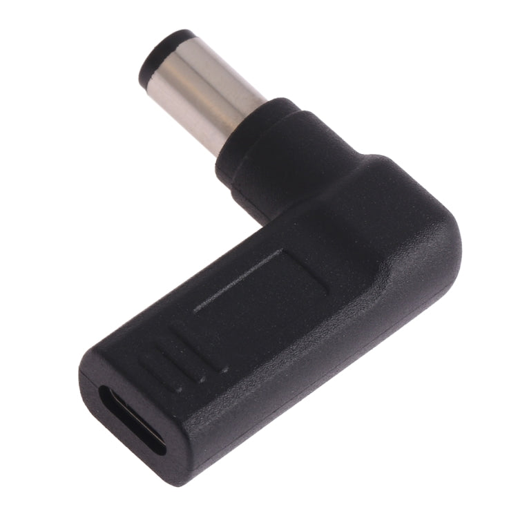 USB-C / Type-C Female to 7.4 x 5.0mm Male Plug Elbow Adapter Connector for Dell Laptops - For Dell by PMC TechLife | Online Shopping South Africa | PMC TechLife