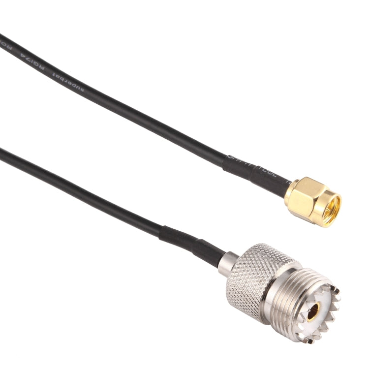 15cm UHF Female to SMA Male Adapter RG174 Cable - free shipping - PMC TechLife - Order now!