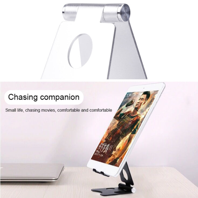 ROOSTAND R2 Aluminum Alloy Mobile Desktop Tablet Bracket Double Folding Lazy Artifact, Size: 6.4x7x9cm(Rose Gold) - Desktop Holder by PMC Jewellery | Online Shopping South Africa | PMC Jewellery