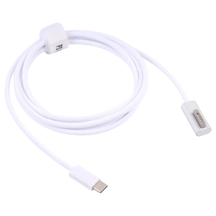 45W / 60W / 65W / 85W 5 Pin MagSafe 2 (T-Shaped) to USB-C / Type-C PD Charging Cable(White) - free shipping - PMC TechLife - Order now!