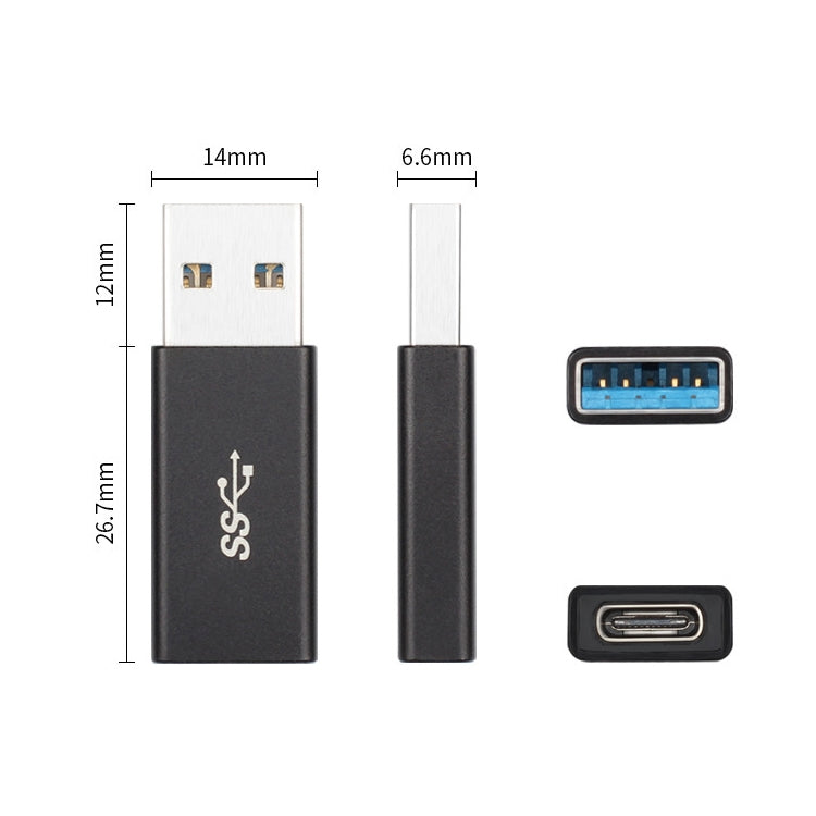Type-C / USB-C to USB 3.0 AM Adapter(White) - free shipping - PMC TechLife - Order now!