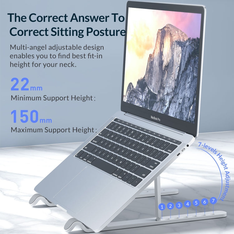 ORICO PFB-A23 ABS Foldable Laptop Stand (White) - free shipping - PMC TechLife - Order now!