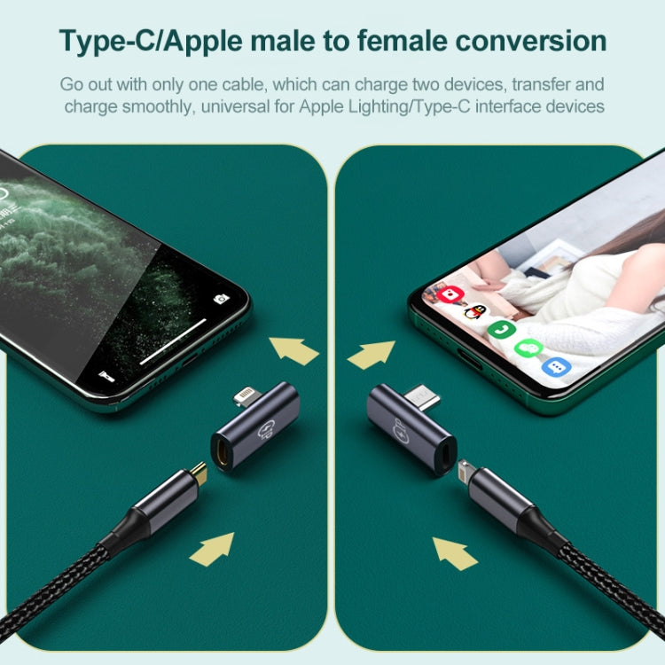 8 Pin Male to 8 Pin Female Elbow Adapter - Converter & Adapter by PMC TechLife | Online Shopping South Africa | PMC TechLife