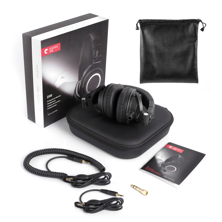 Yanmai D98 Professional Recording Monitor Headphone (Black) - free shipping - PMC TechLife - Order now!