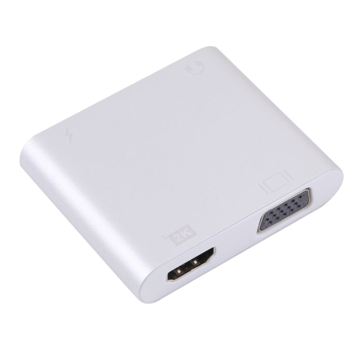 7585D 3 in 1 Digital HDTV Docking Adapter Supports HDMI VGA AUX and Charging - Converter & Adapter by PMC TechLife | Online Shopping South Africa | PMC TechLife