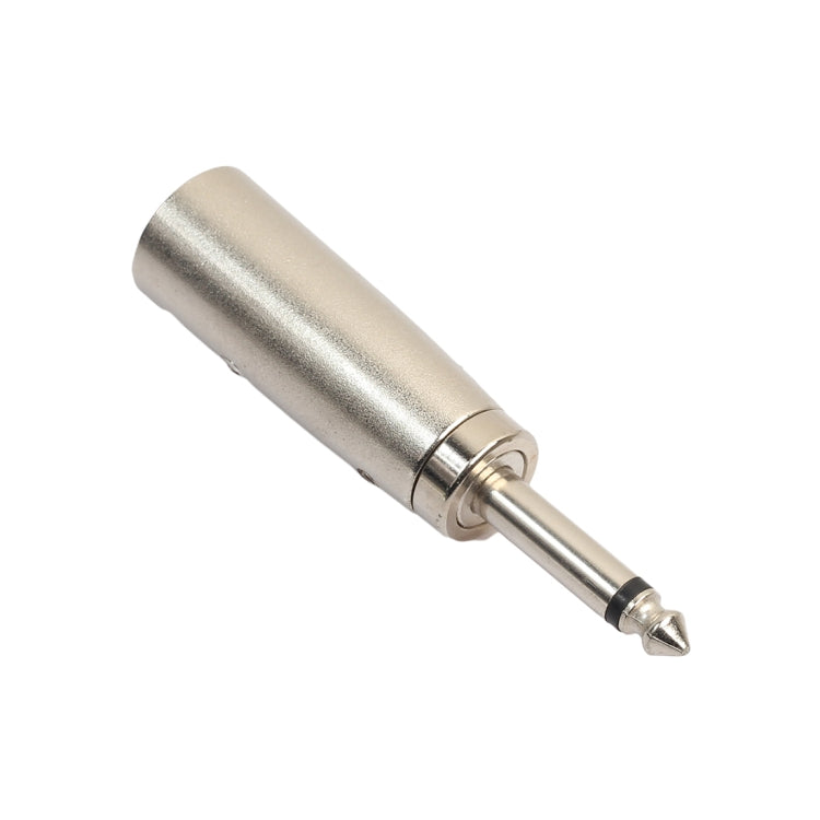 5 PCS 6.35mm to 3 Pin XLR Plug Male Audio Converter Connector - Microphone Audio Cable & Connector by PMC TechLife | Online Shopping South Africa | PMC TechLife