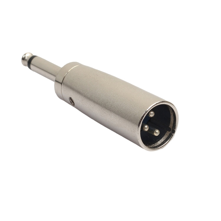 5 PCS 6.35mm to 3 Pin XLR Plug Male Audio Converter Connector - Microphone Audio Cable & Connector by PMC TechLife | Online Shopping South Africa | PMC TechLife