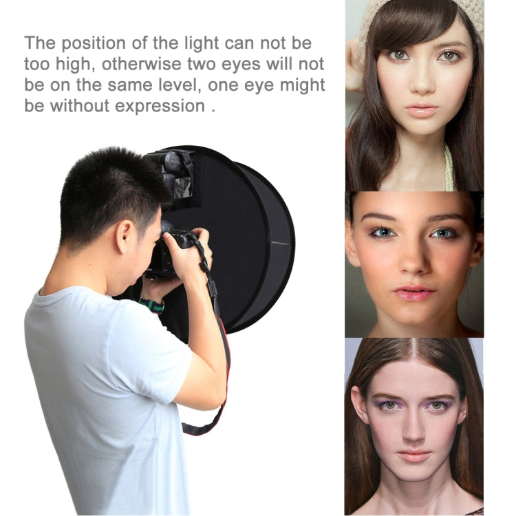 PULUZ 45cm Round Style Macro and Portrait Softbox SpeedLite Flash Light Foldable Diffuser - free shipping - PMC TechLife - Order now!