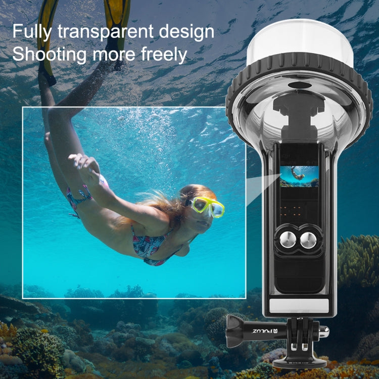 PULUZ 60m Underwater Waterproof Housing Diving Case Cover for DJI Osmo Pocket 2(Black) - Case & Bags by PULUZ | Online Shopping South Africa | PMC TechLife | Buy Now Pay Later Mobicred