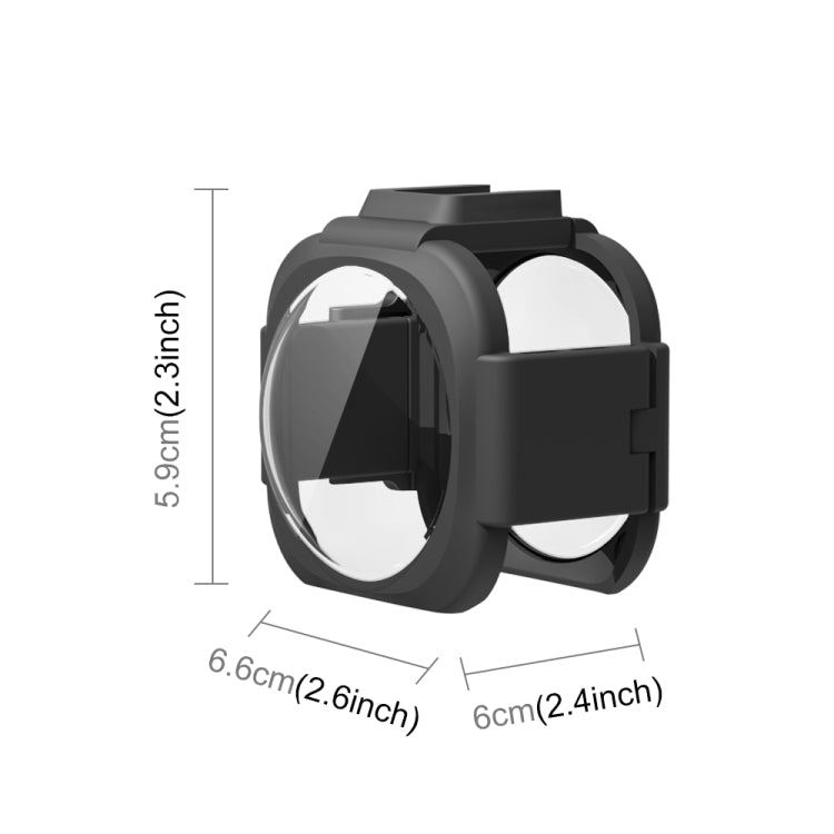 PULUZ Lens Guard Protective Cover for Insta360 ONE RS 1-Inch 360 Edition(Black) - Len Accessories by PULUZ | Online Shopping South Africa | PMC TechLife | Buy Now Pay Later Mobicred