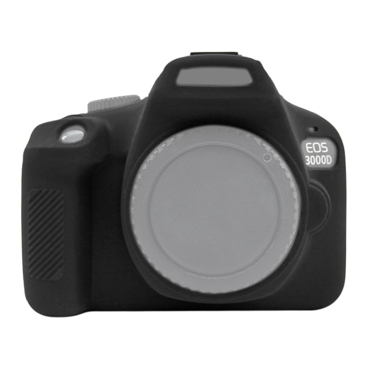 PULUZ Soft Silicone Protective Case for Canon EOS 3000D / 4000D(Black) - free shipping - PMC TechLife - Order now!