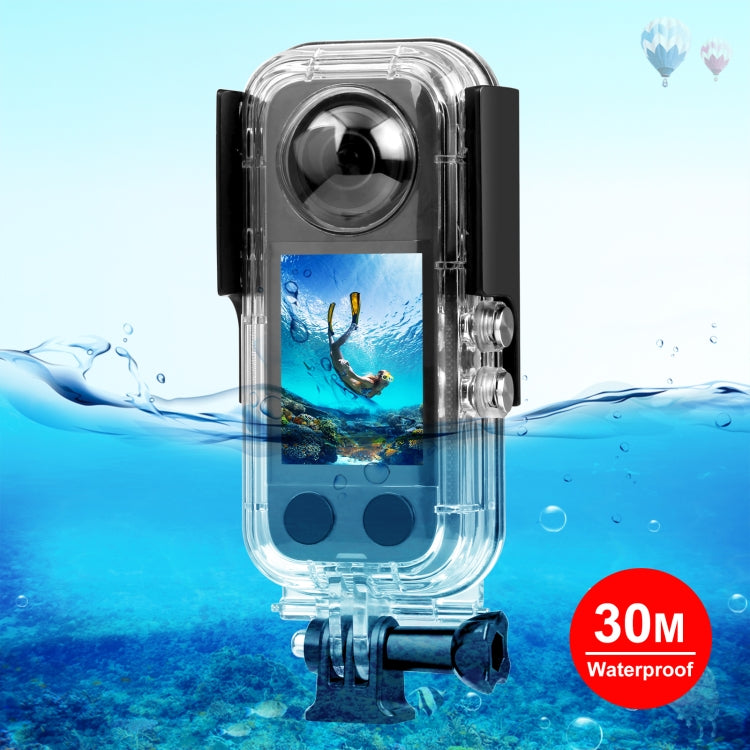 For Insta360 X3 PULUZ 30m Underwater Waterproof Housing Case - Case & Bags by PULUZ | Online Shopping South Africa | PMC TechLife | Buy Now Pay Later Mobicred