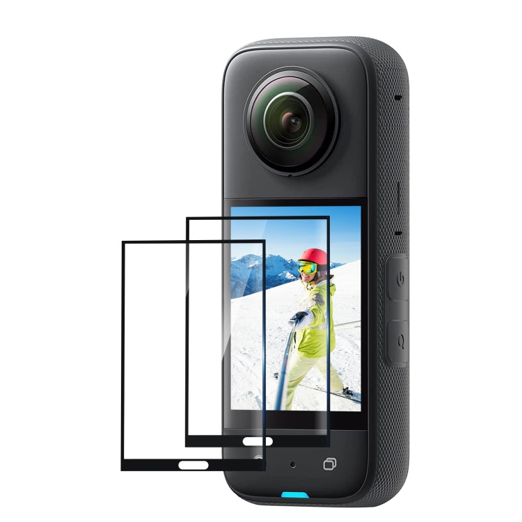 For Insta360 X3 PULUZ 2pcs Curved  HD Screen Film(Transparent) - Protective Film & Stickers by PULUZ | Online Shopping South Africa | PMC TechLife | Buy Now Pay Later Mobicred
