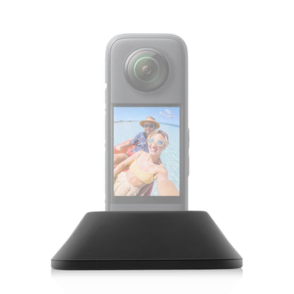 For Insta360 X3 PULUZ Silicone Base Desktop Stand(Black) - Mount & Holder by PULUZ | Online Shopping South Africa | PMC Jewellery
