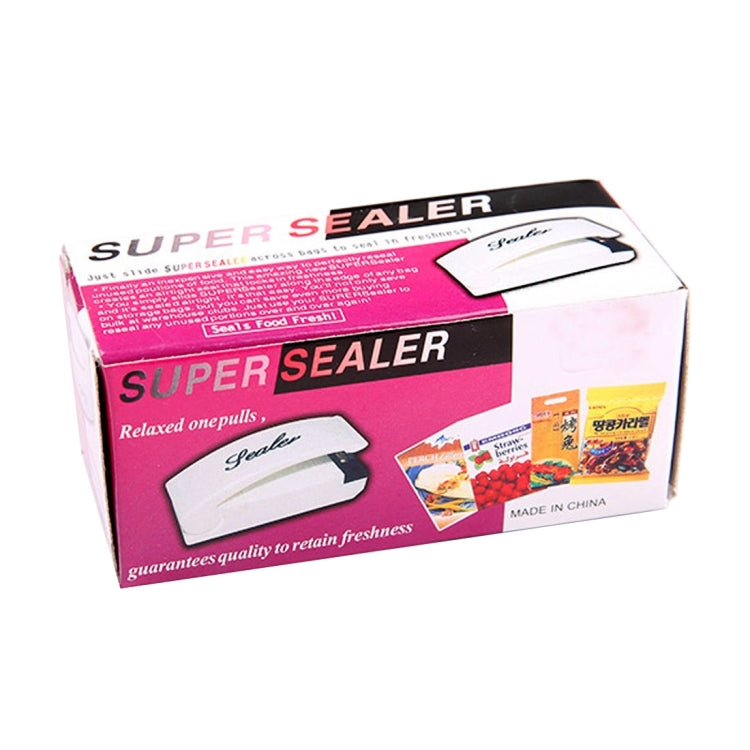 Multi-function Mini Portable Handy Plastic Bag Sealer Sealing Machine(White) - free shipping - PMC TechLife - Order now!