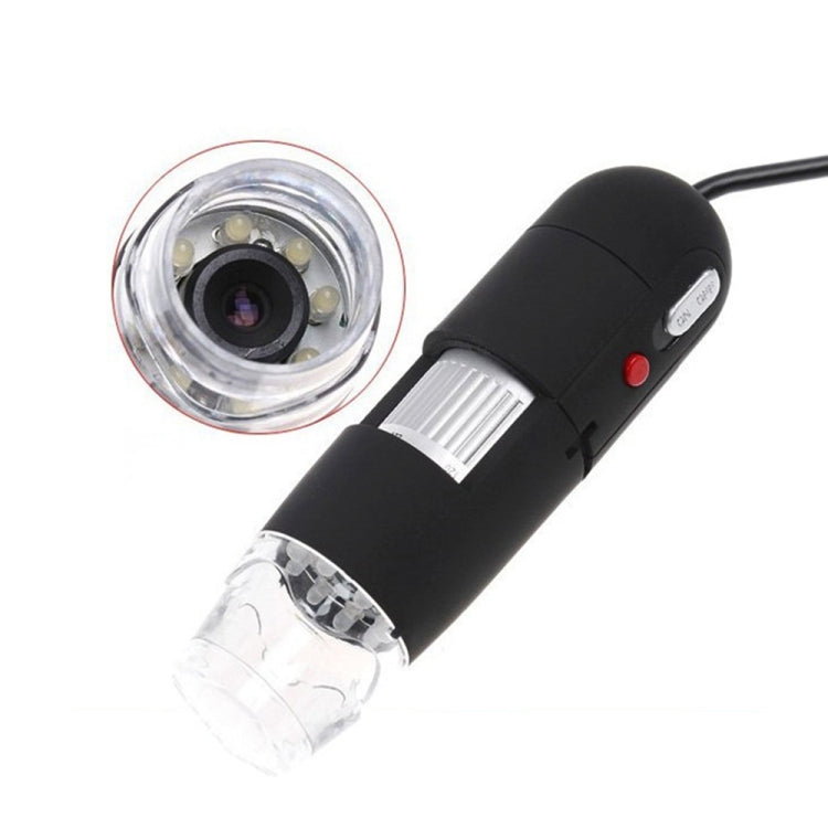 2.0 Mega Pixels 800X USB Digital Microscope with 8 LED White Light / Holder(Black) - Digital Microscope by PMC TechLife | Online Shopping South Africa | PMC TechLife | Buy Now Pay Later Mobicred