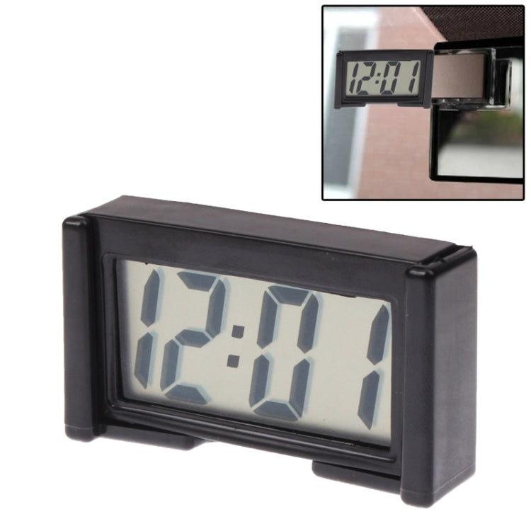 LCD Digital Electronic Car Clock Car Interior Accessory Date Calendar Time Display(Black) - Clocks & Car Meters by PMC TechLife | Online Shopping South Africa | PMC TechLife | Buy Now Pay Later Mobicred