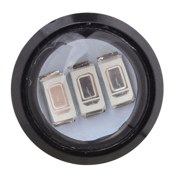 2 PCS  22.5mm 1.5W 150LM Red Light 3 LED SMD 5630 Spotlight Eagle Eye Light Daytime Running Light for Vehicles - Eagle Eye Lamps by PMC TechLife | Online Shopping South Africa | PMC TechLife | Buy Now Pay Later Mobicred
