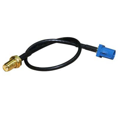 Fakra C Male to RP-SMA Female Connector Adapter Cable / Connector Antenna - GPS Accessories by PMC TechLife | Online Shopping South Africa | PMC TechLife