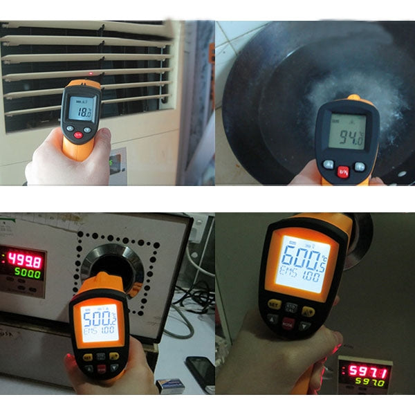 BENETECH GM550E Digital Infrared Thermometer(Yellow) - Digital Thermometer by BENETECH | Online Shopping South Africa | PMC TechLife | Buy Now Pay Later Mobicred
