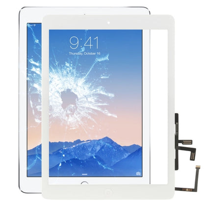 Controller Button + Home Key Button PCB Membrane Flex Cable + Touch Panel Installation Adhesive, Touch Panel for iPad Air / iPad 5(White) - iPad Air Parts by PMC Jewellery | Online Shopping South Africa | PMC Jewellery