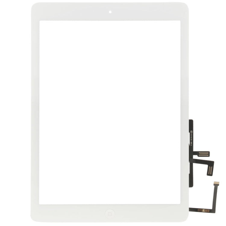 Controller Button + Home Key Button PCB Membrane Flex Cable + Touch Panel Installation Adhesive, Touch Panel for iPad Air / iPad 5(White) - free shipping - PMC TechLife - Order now!