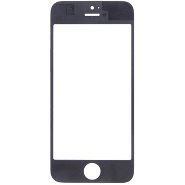 Front Screen Outer Glass Lens for iPhone 5 & 5S(Black) - iPhone 5 Parts by PMC Jewellery | Online Shopping South Africa | PMC Jewellery