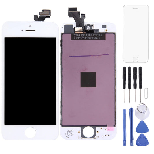 TFT LCD Screen for iPhone 5 Digitizer Full Assembly with Frame (White) - iPhone 5 Parts by PMC Jewellery | Online Shopping South Africa | PMC Jewellery