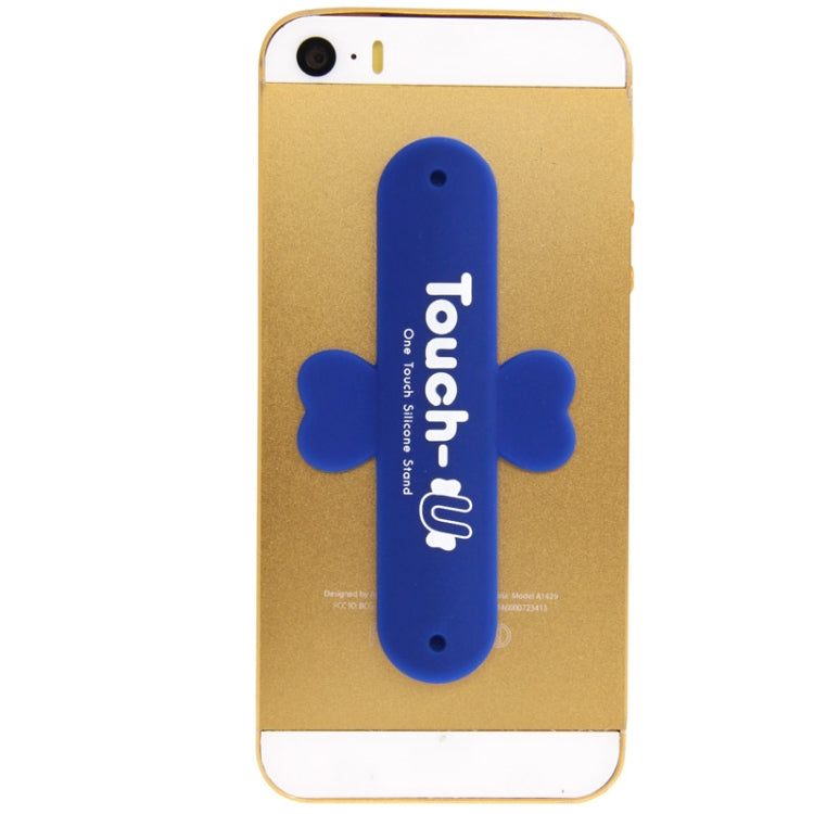 100 PCS Touch-u One Touch Universal Silicone Stand Holder(Dark Blue) - Desktop Holder by PMC TechLife | Online Shopping South Africa | PMC TechLife