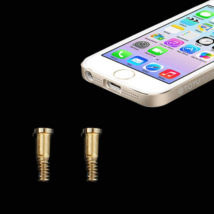 20 PCS for iPhone 5 / 5S Original Dock Screws(Gold) - iPhone 5 Parts by PMC TechLife | Online Shopping South Africa | PMC TechLife