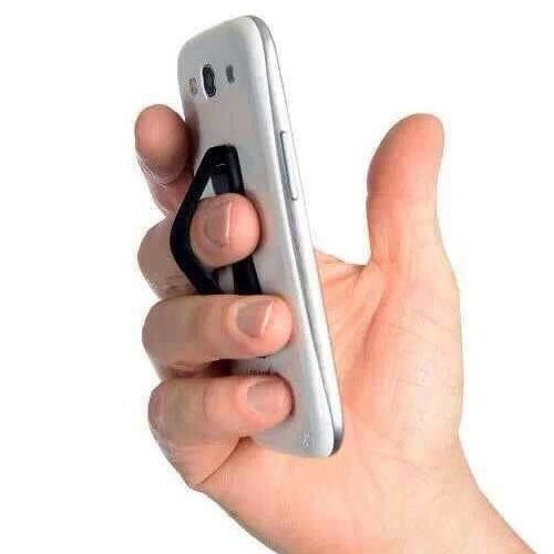 Finger Grip Phone Holder for  iPad Air & Air 2, iPad mini, Galaxy Tab, and other Tablet PC(Black) - Ring Holder by PMC TechLife | Online Shopping South Africa | PMC TechLife