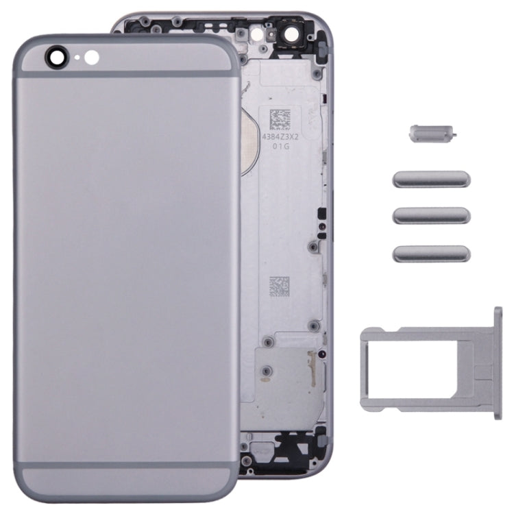 5 in 1 for iPhone 6 (Back Cover + Card Tray + Volume Control Key + Power Button + Mute Switch Vibrator Key) Full Assembly Housing Cover(Grey) - iPhone 6/6 Plus Parts by PMC TechLife | Online Shopping South Africa | PMC TechLife