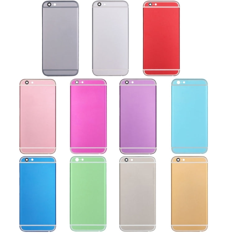 5 in 1 for iPhone 6 (Back Cover + Card Tray + Volume Control Key + Power Button + Mute Switch Vibrator Key) Full Assembly Housing Cover(Grey) - iPhone 6/6 Plus Parts by PMC TechLife | Online Shopping South Africa | PMC TechLife