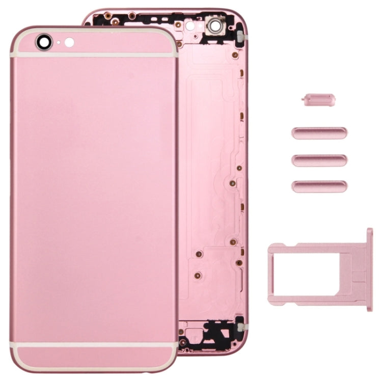 Full Assembly Housing Cover for iPhone 6, Including Back Cover & Card Tray & Volume Control Key & Power Button & Mute Switch Vibrator Key(Pink) - iPhone 6/6 Plus Parts by PMC TechLife | Online Shopping South Africa | PMC TechLife
