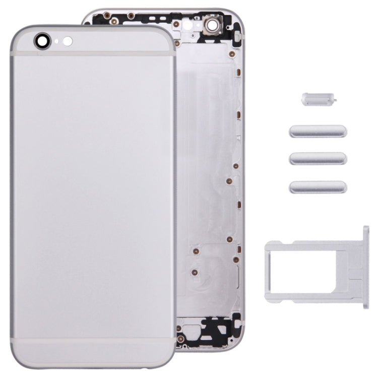 Full Assembly Housing Cover for iPhone 6, Including Back Cover & Card Tray & Volume Control Key & Power Button & Mute Switch Vibrator Key(Silver) - iPhone 6/6 Plus Parts by PMC TechLife | Online Shopping South Africa | PMC TechLife