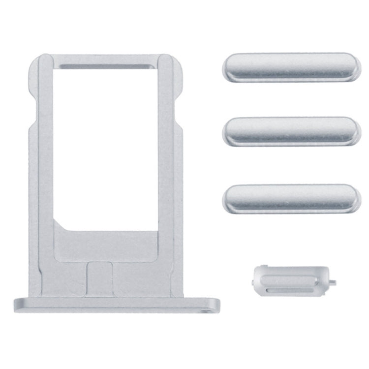 Full Assembly Housing Cover for iPhone 6, Including Back Cover & Card Tray & Volume Control Key & Power Button & Mute Switch Vibrator Key(Silver) - iPhone 6/6 Plus Parts by PMC TechLife | Online Shopping South Africa | PMC TechLife