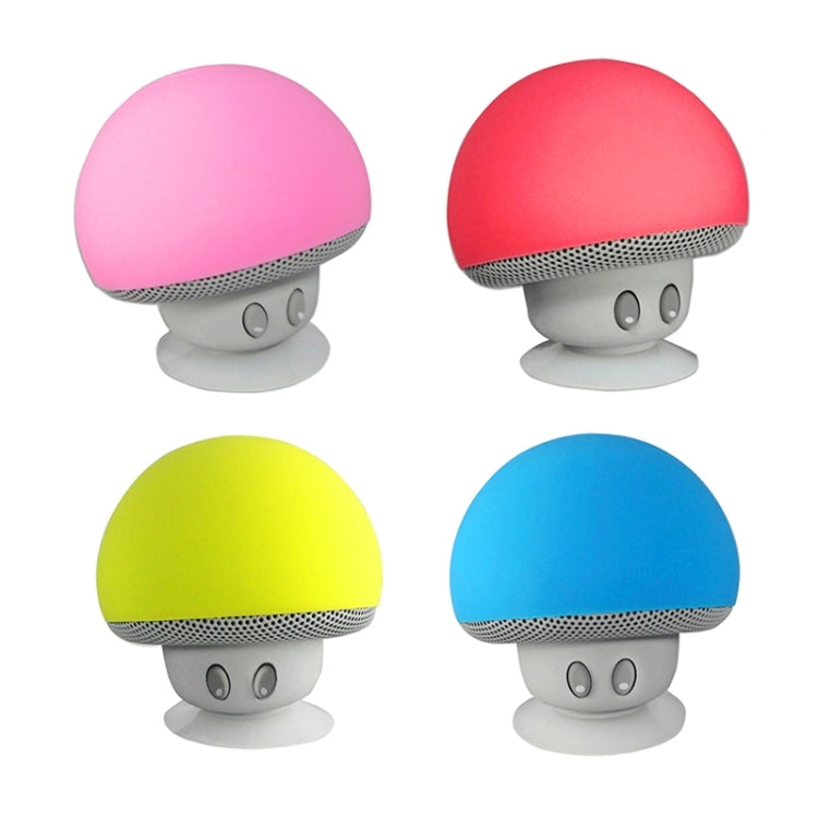 Mushroom Shape Bluetooth Speaker with Suction Holder(Red) - Desktop Speaker by PMC TechLife | Online Shopping South Africa | PMC TechLife