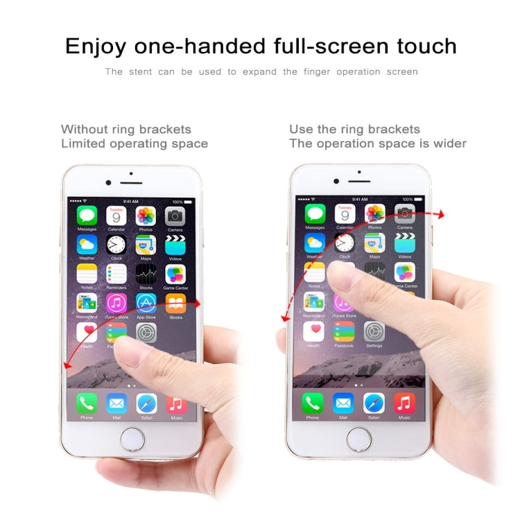 Universal Mini Foldable Holder Stand with Finger Grip(Silver) - Ring Holder by PMC TechLife | Online Shopping South Africa | PMC TechLife